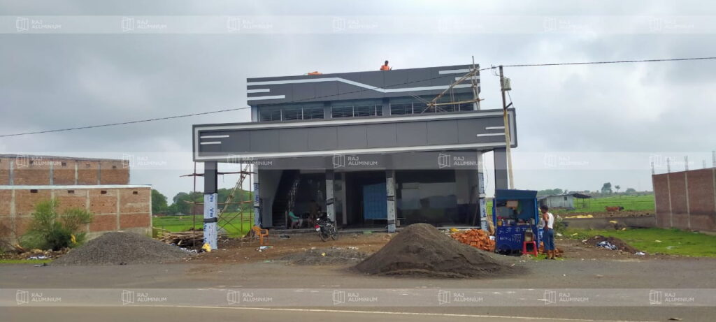 Aluminium and Glass Projects in Indore - Commercial ACP Work