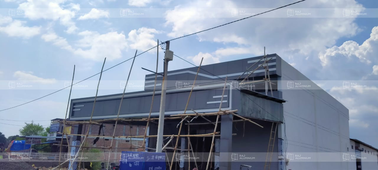 Aluminium and Glass Projects in Indore - Commercial ACP Work