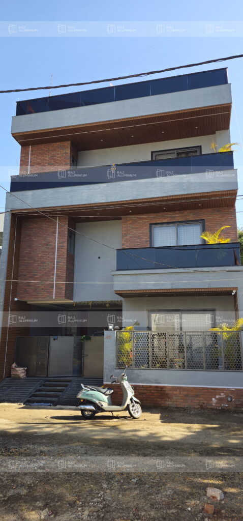 Aluminium and Glass Projects in Indore - Residential Building