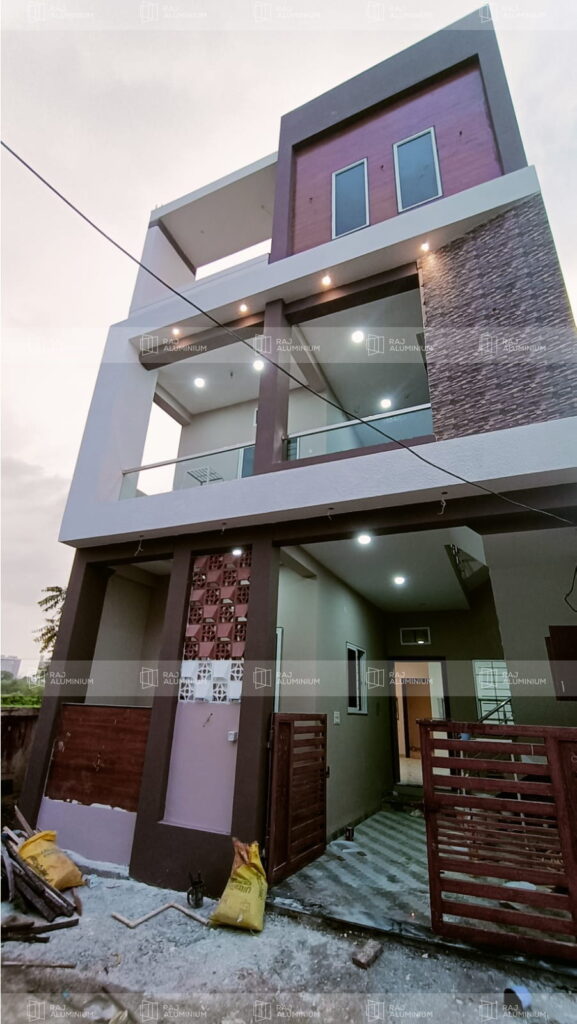 Aluminium and Glass Projects in Indore - Residential Building