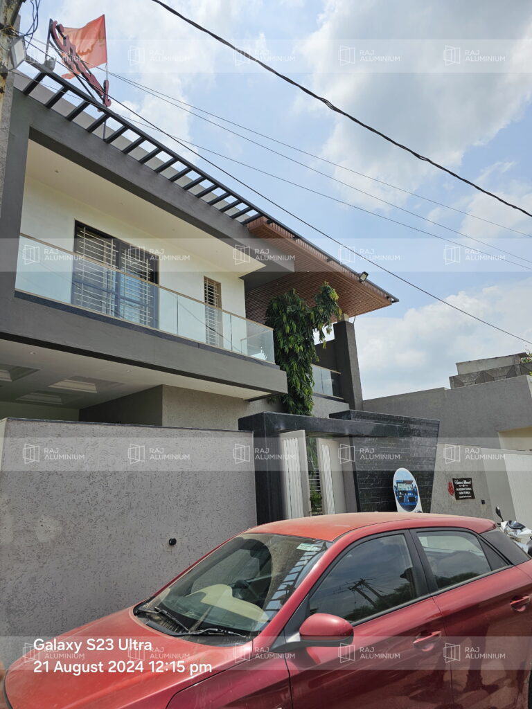 Aluminium and Glass Projects in Indore - Residential Building